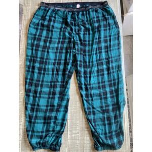 Victoria's Secret Pajama Pants Size XXL Tartan Plaid Flannel Elastic Band 2XL